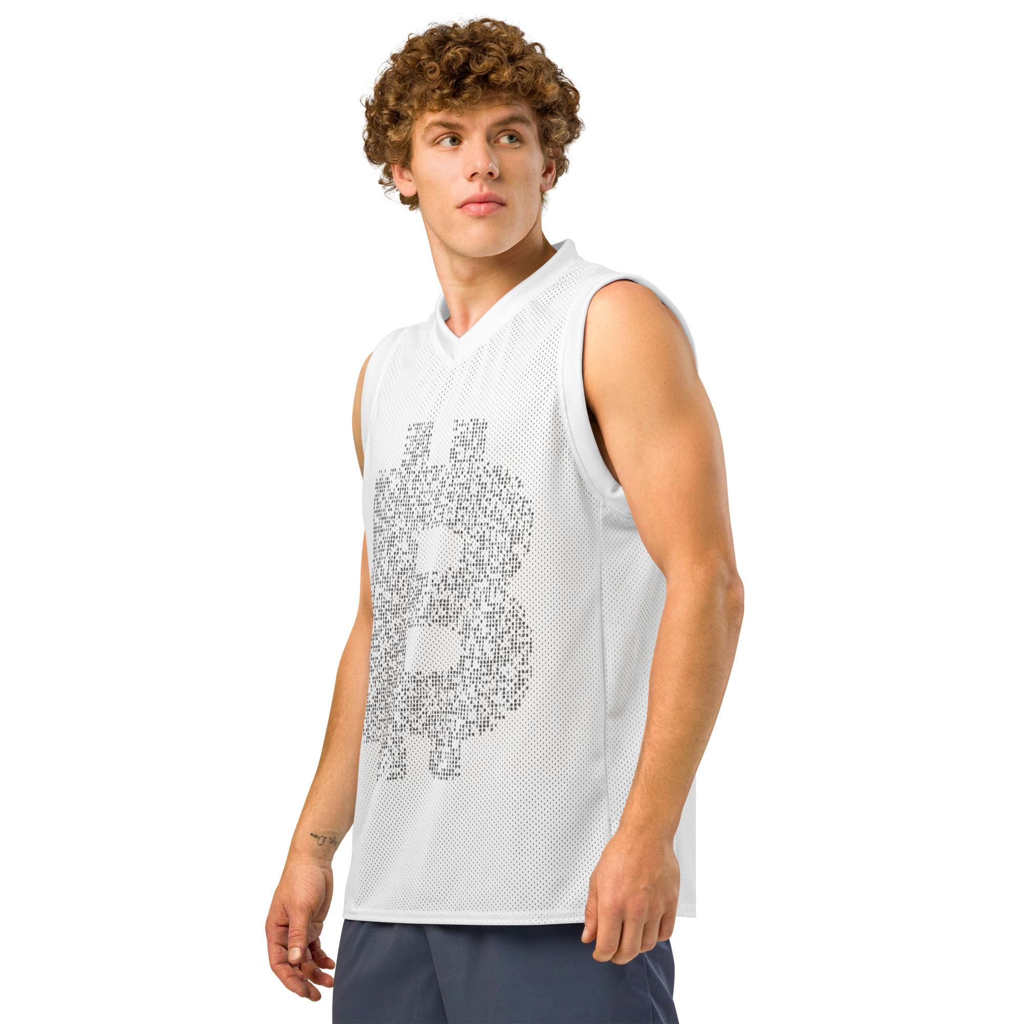 CryptoCourt™ Premium Basketball Jersey – Bitcoin Edition