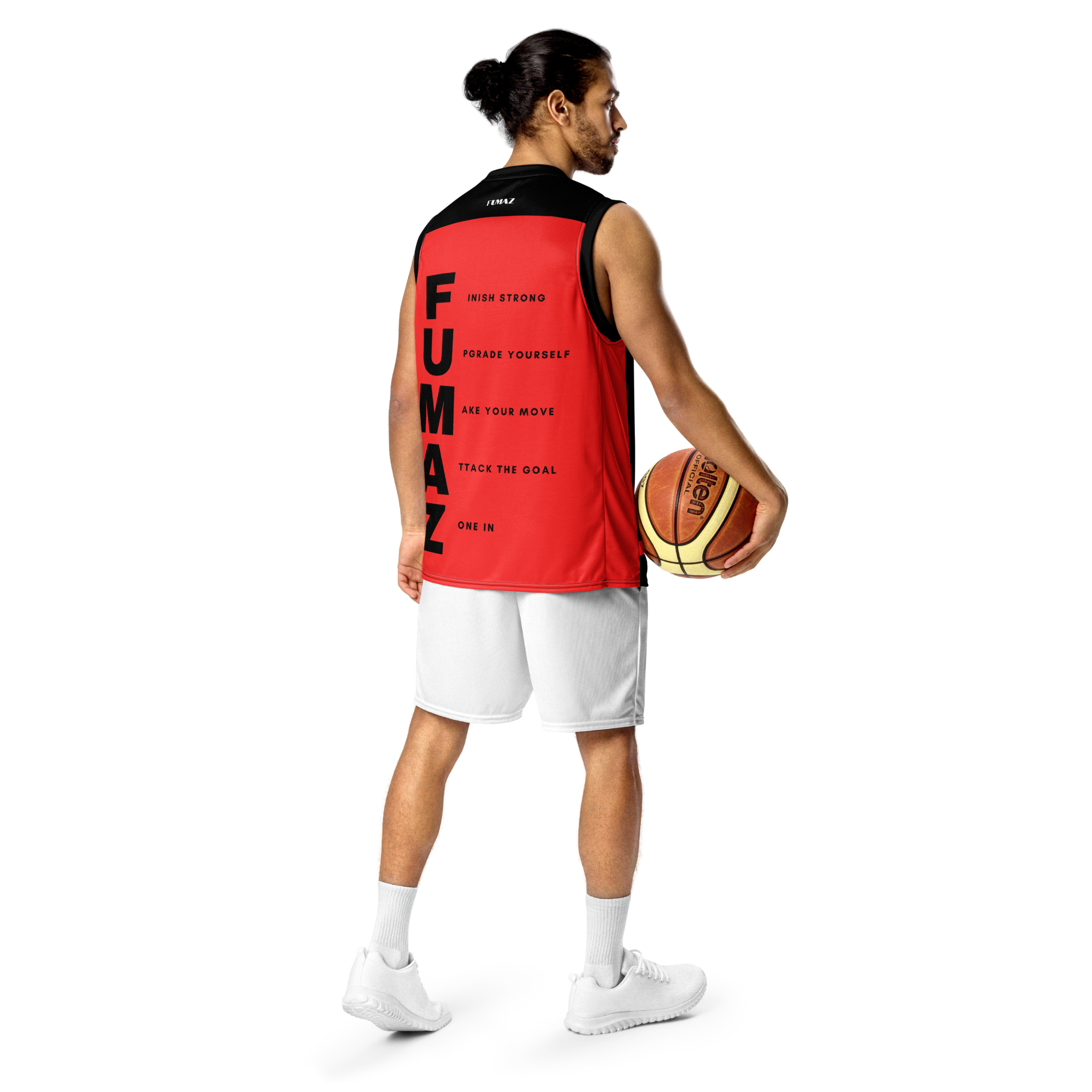 FUMAZ CourtMaster™ Recycled Basketball Jersey – High-Performance Athletic Wear