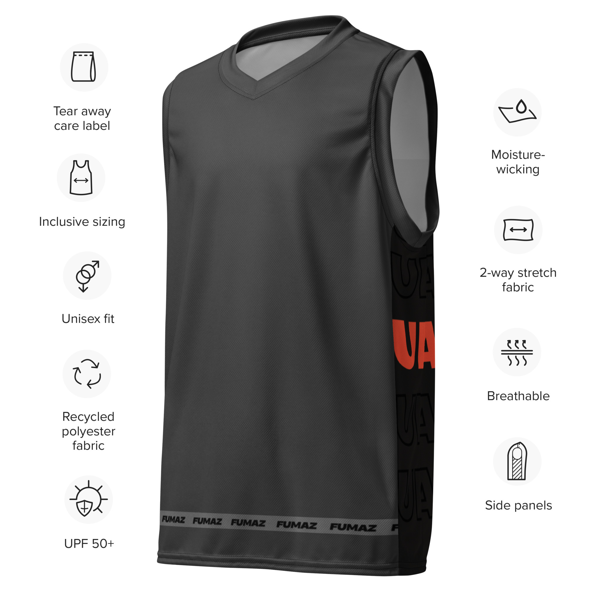 FUMAZ ProMotion™ Recycled Athletic Jersey – Engineered for Champions